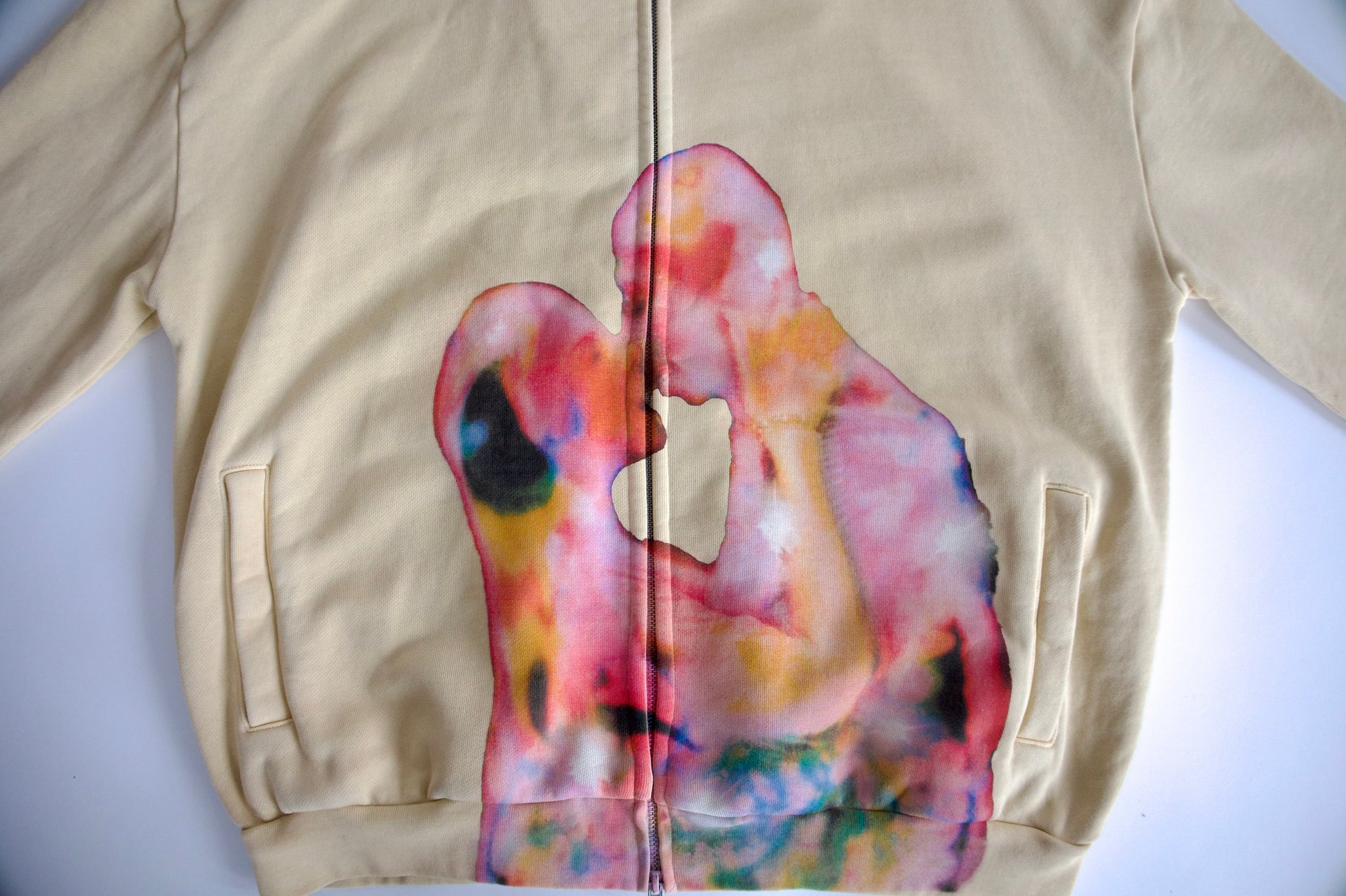 Swarovski embellished oversized French Terry designer jacket