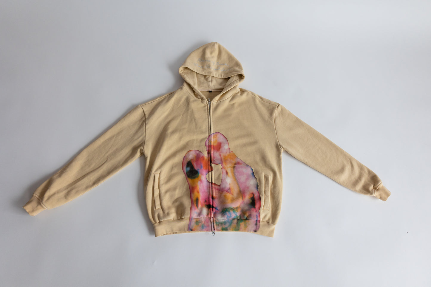 Swarovski embellished oversized French Terry designer jacket